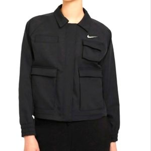 Authentic Nike Black Cropped Jacket